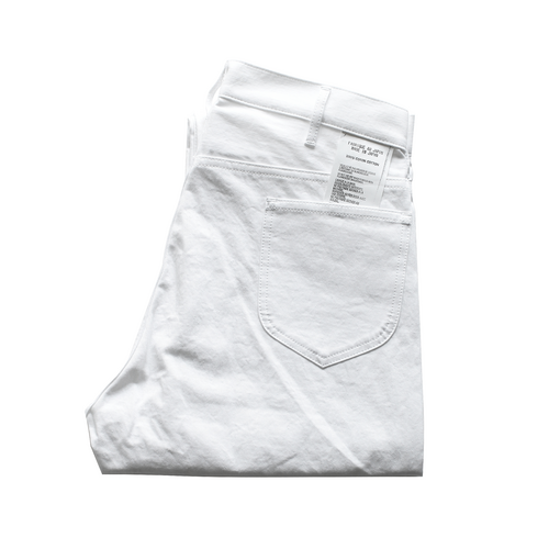 white cowboy pants