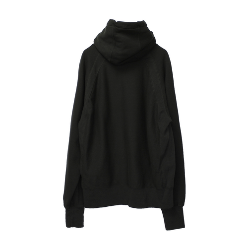 Engineered Garments / Raglan Hoodie - Cotton Heavy Fleece / Black