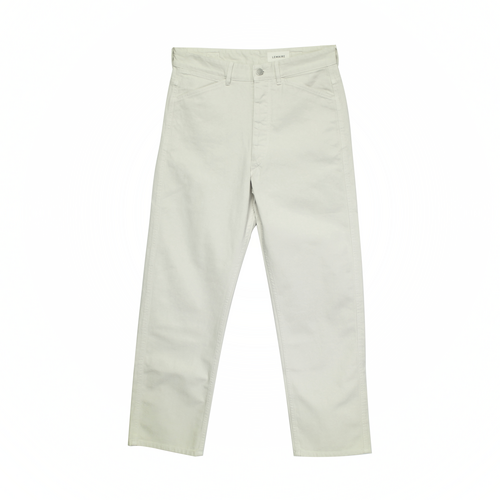 LEMAIRE / CURVED 5 POCKET PANTS - Garment Dyed Denim / Clay White 